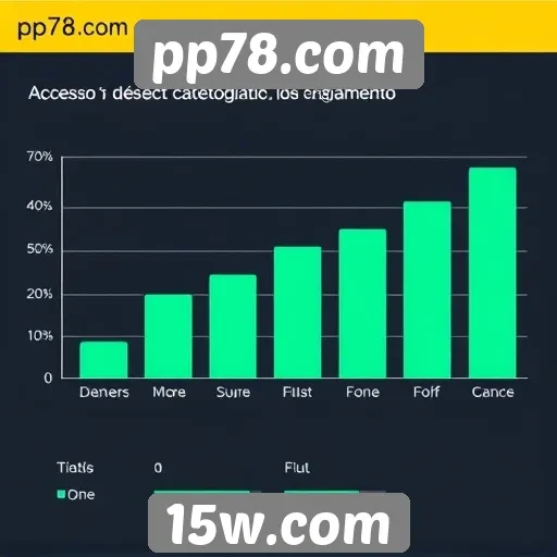 Estatísticas de acessos no pp78.com em diferentes categorias