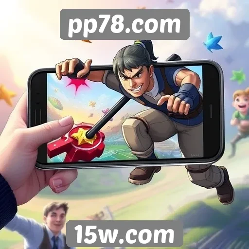 Acesso a jogos mobile no site pp78.com